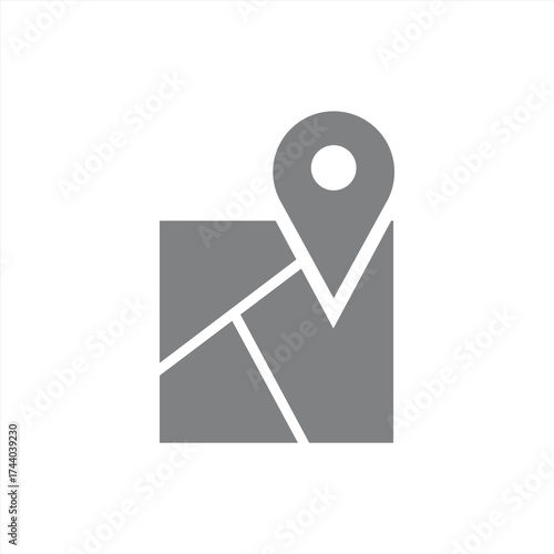 icon vector map template design trendy Free Download icon vector map template design trendy - GFXLoad