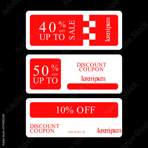 Coupon templates for promotional products