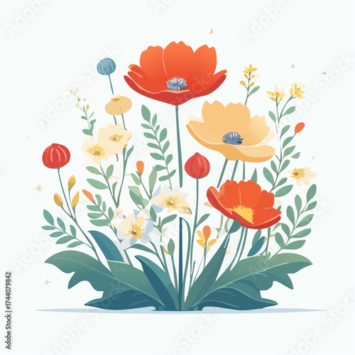 Hintergrund Klatschmohn