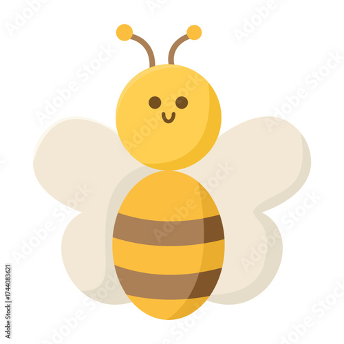 cartoon bee vector illustration