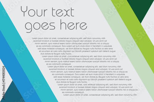 Abstract background with place holder for text