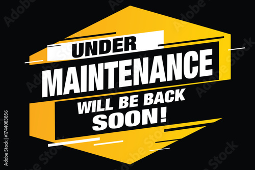 We'll Be Back Soon - typically means that the person or entity that has temporarily left will return in a short amount of time, text concept message bubble