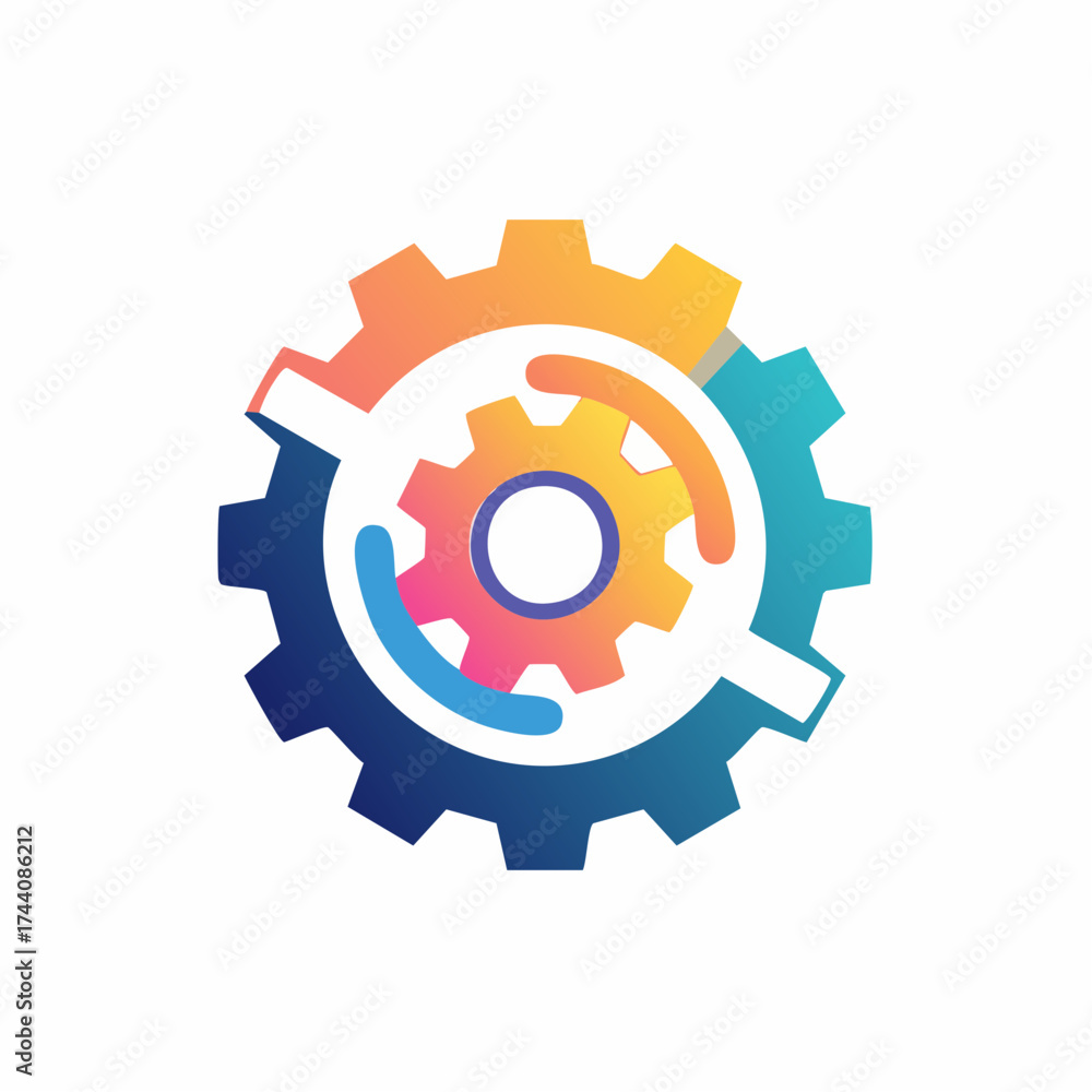 Obraz premium A stylized cloud icon featuring a geometric maze design, representing data storage.