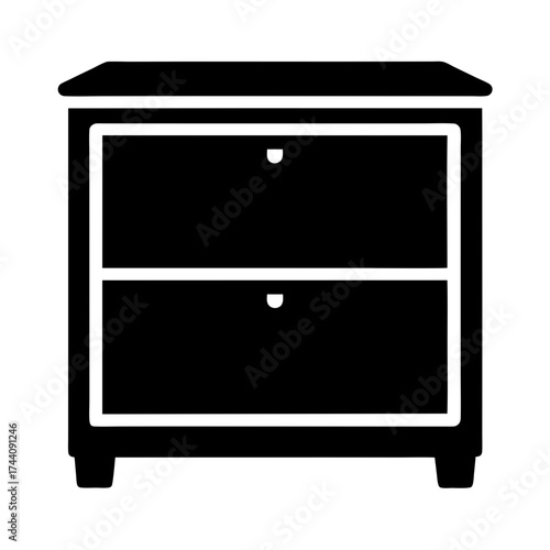 Shop modern nightstand bedside table for bedroom furniture storage cabinet drawer organizer home decor