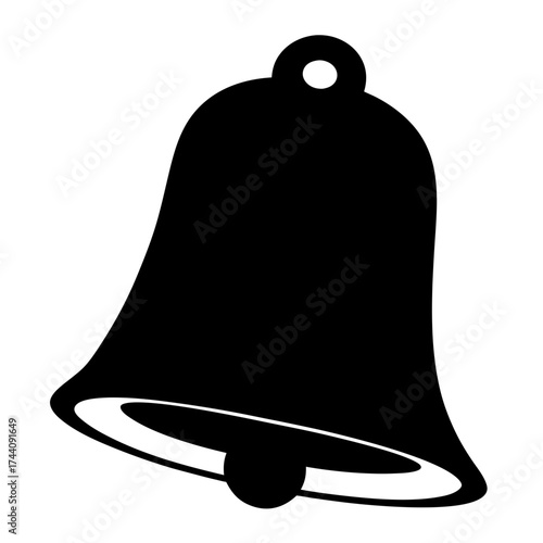 Vector graphic of christmas bells holiday season decoration jingle bells festive cheer design element