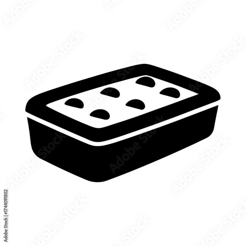 Vector art of delicious casserole, a comforting and hearty dish perfect for family dinners and potlucks, showcasing culinary delight