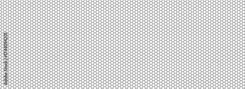 Honeycomb pattern with hexagon mesh. Texture bee comb grid. Flat vector illustration isolated on white background.