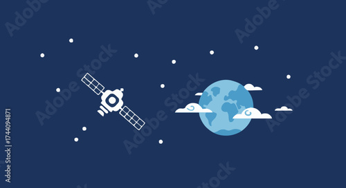 Space, star, planet