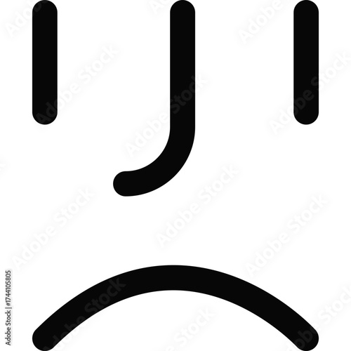 Emotion detection smile icon