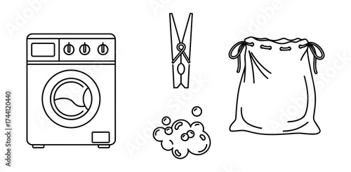 Laundry items collection