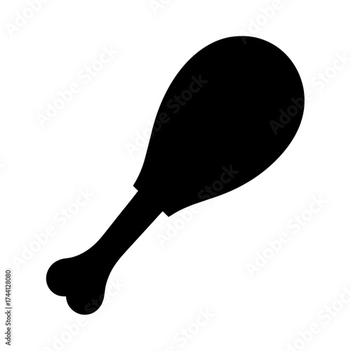 Illustration of a chicken leg, a popular and delicious food item, often enjoyed grilled, fried, or roasted for a satisfying meal