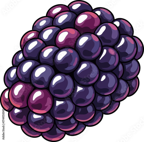 deep purple bounty a graphic showcase of natures sweet, healthy indulgence, isolated on transparent background