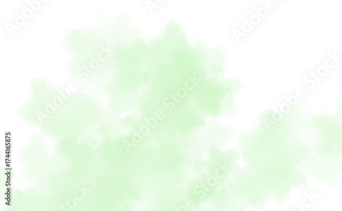 Abstract swirling green and gray wisps of smoke texture background for digital art