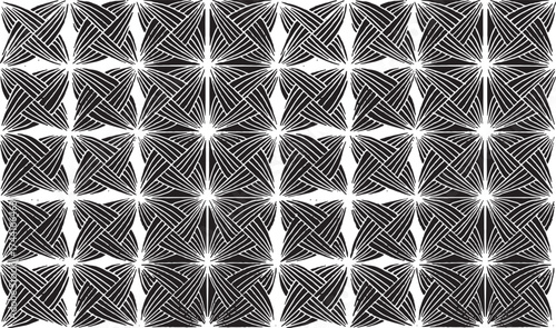 Rough, irregular pattern composed of monochrome geometric elements. Overlay distressed grunge background. Abstract vector illustration. Isolated on white background. EPS10