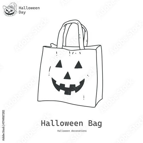 Halloween trick or treat bag