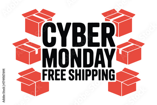 Exciting Cyber Monday sale with free shipping offers and delivery boxes