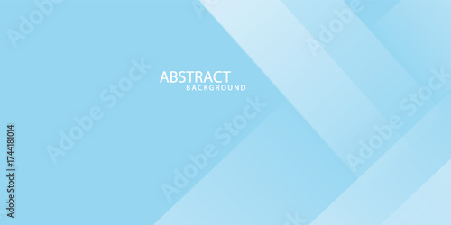 Paper Cut Blue color background abstract art vector