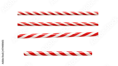 Candy cane stick on transparent background png