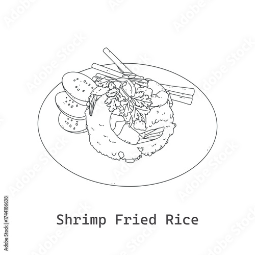 Shrimp fried rice