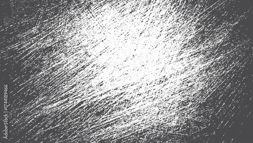 Dusty scratched texture overlay for old photo film style and grunge background. Black vintage grunge backdrop with dust particles and scratched film texture. 