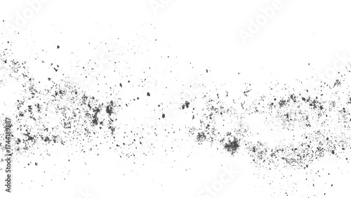 White paper dust grain texture with grunge speck overlay and abstract noise pattern. Speckled halftone grunge background with subtle grain and distressed urban texture. 