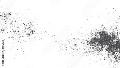 Abstract grainy white texture with speck and grit effect for vintage grunge background. Dirty speckle grain pattern with halftone grunge effect and subtle distressed texture. 