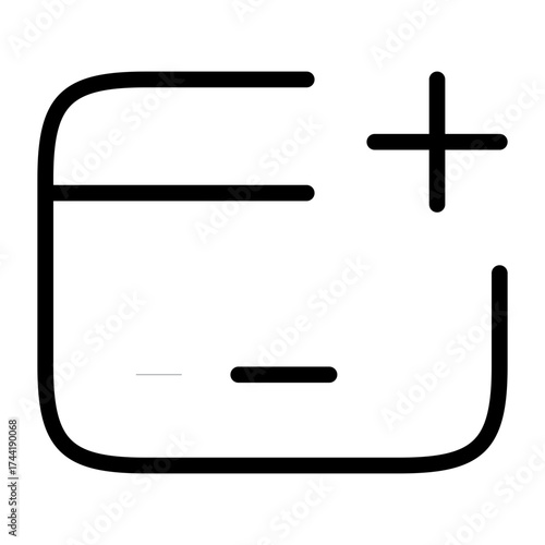 Vector art of battery charging icon vector