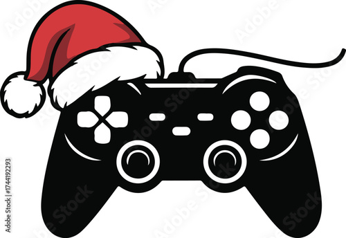 santa claus playing video games