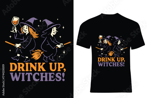 Humorous Skeleton Graphic Design for Halloween T Shirts and Apparel Designs Featuring Pizza and Beverage