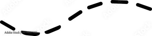 A black minimalist silhouette of a swimmer moving through water, representing sports, endurance, and aquatic activity in a clean symbolic style.