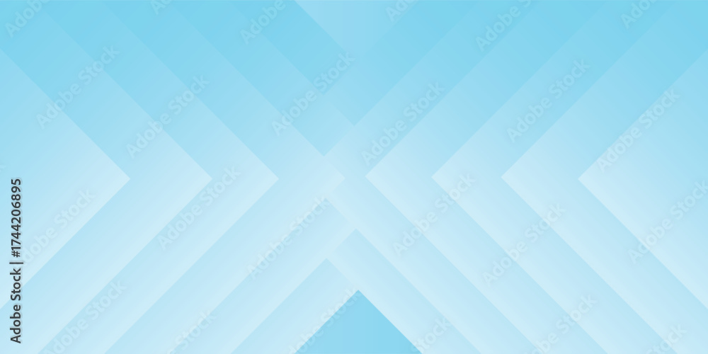 Fototapeta premium Minimalist banner background, pastel colorful, Light Blue gradations. Circle effect style geometric, abstract background. Vector Illustration