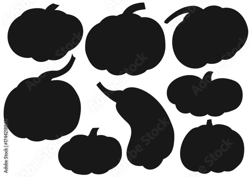 Set of illustrations for postcards, flyers, banners