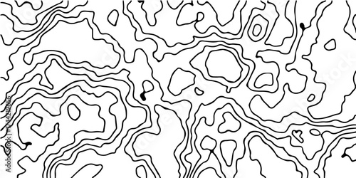 Topography vector background, banner, contour lines. Modern design with topographic wavy pattern design. Imitation of a geographical map shades. Technology