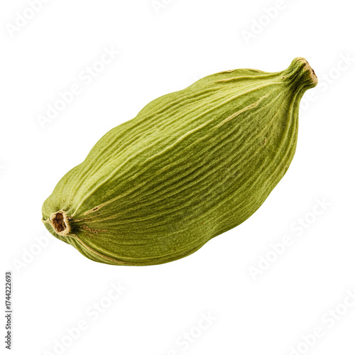 Wallpaper Mural Single Green Cardamom Pod Floating, isolated on transparent background Torontodigital.ca