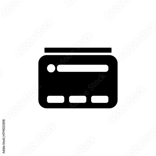 Sleek Storage Solution Minimalist Design Icon for Data and Content Management