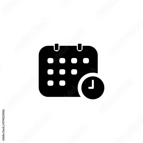 Calendar Schedule Icon Time Management and Event Planning Symbol
