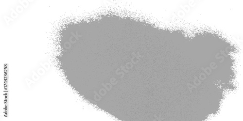 Black and white paint splashes form a grunge texture on a dirty concrete wall for an old vintage design pattern