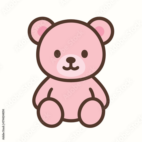 baby pink teddy bear