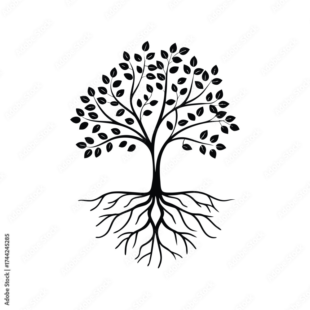 Obraz premium tree with roots