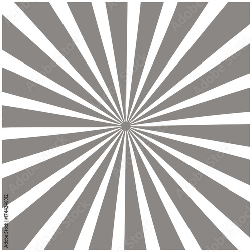 Radiating Sunburst Background with Glowing Light Rays