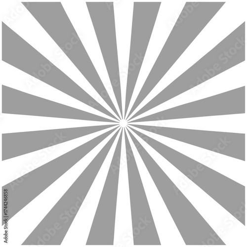 Radiating Sunburst Background with Glowing Light Rays