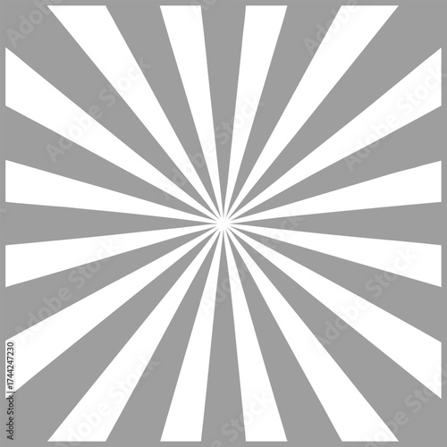 Radiating Sunburst Background with Glowing Light Rays