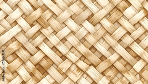 Beige woven pattern