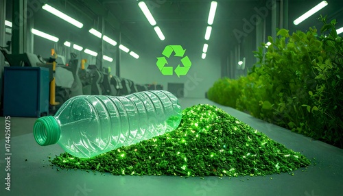 Recycled plastic bottle