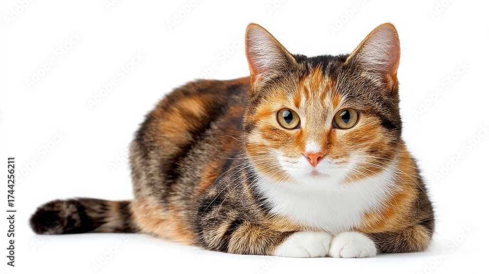 Fototapeta premium the cat on white background no logos no brands ar 169