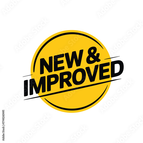 New and improved product announcement badge