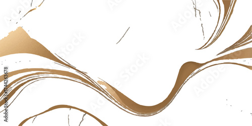 Abstract vector background illustration with a close-up brown earthworm on the ground