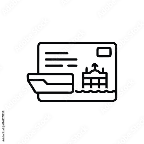 travel flat icon vector pictogram eps 10