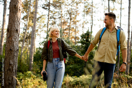Couple enjoying a peaceful ...