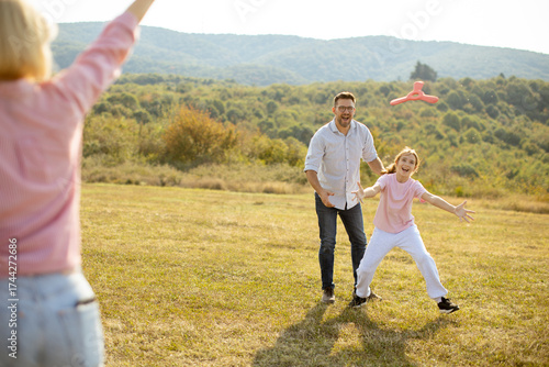 Family enjoys a sunny after...